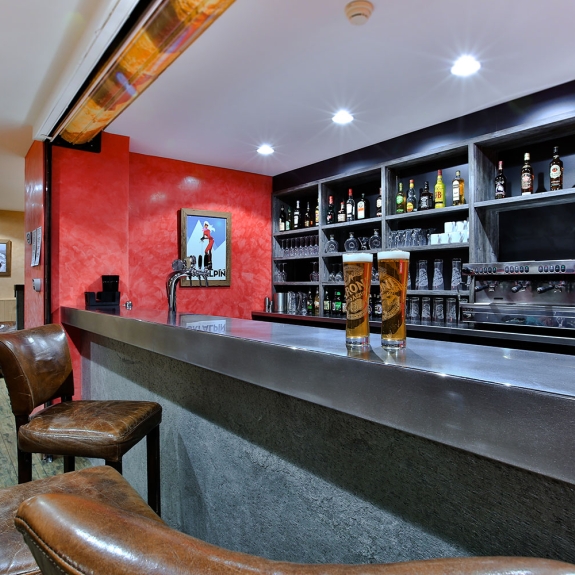 Serving up well-earned drinks