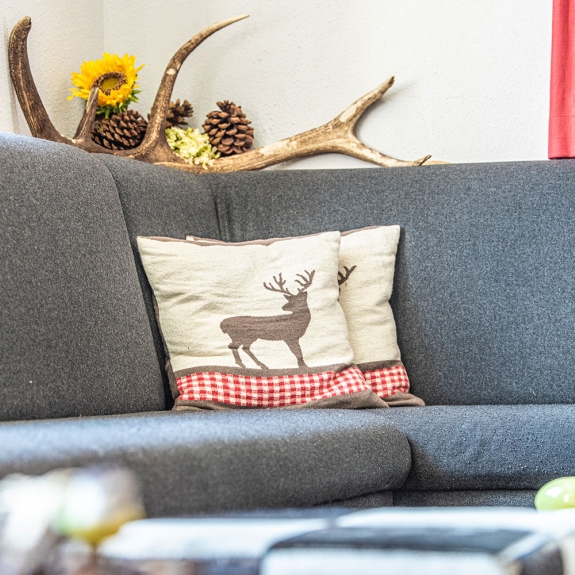 The cosy lounge area