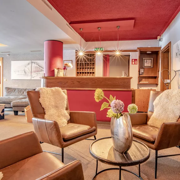 The small bar area
