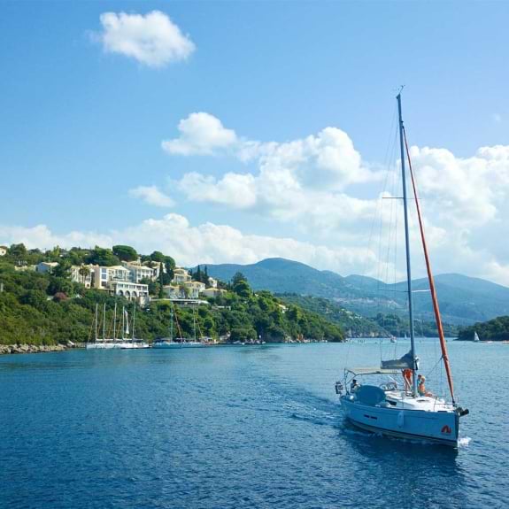 Sailing in the Northern Ionian