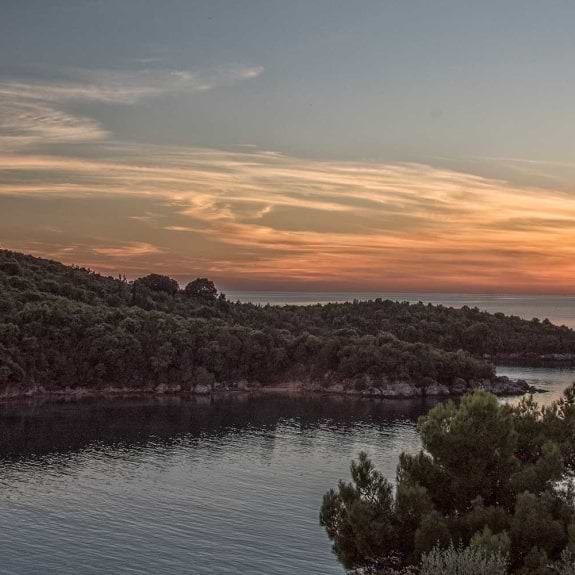 Sunset in the North Ionian