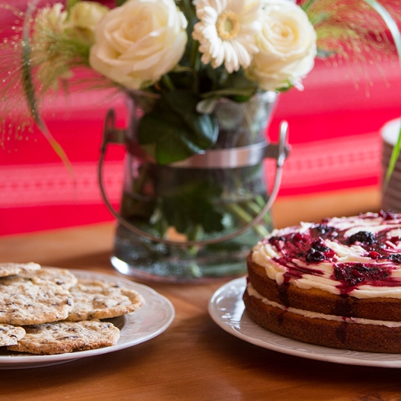 cake and biscuits