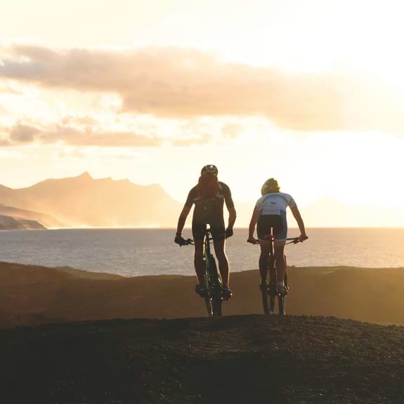 taking in the views on your mountain bike ride