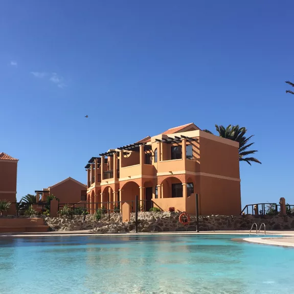 rooms and pool