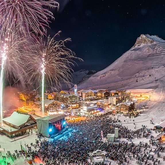 New year in the Alps