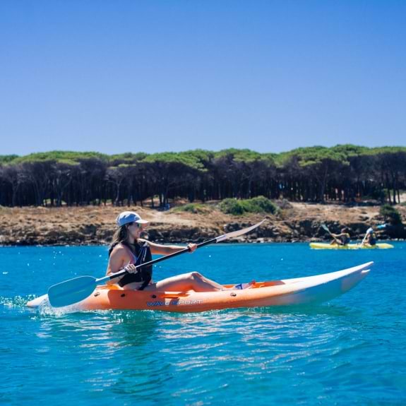 Kayaking at Baia dei Mori Beach Club