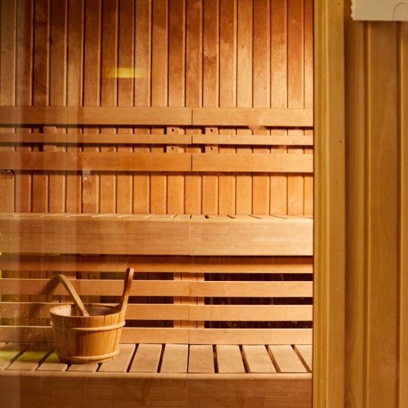 Sauna at Levante Beach Club