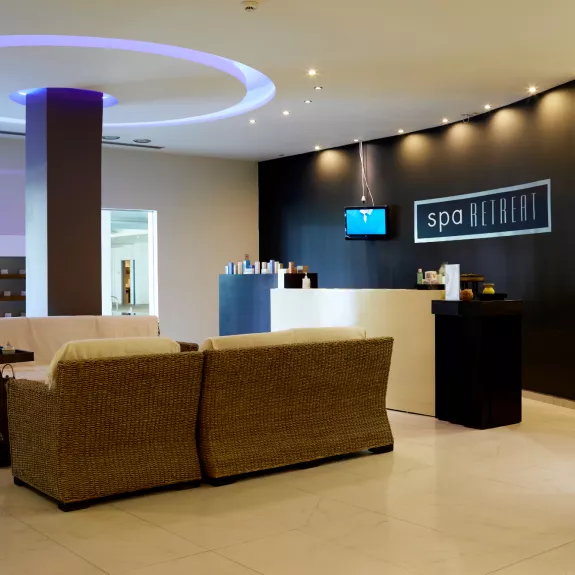 Spa reception at Levante Beach Club