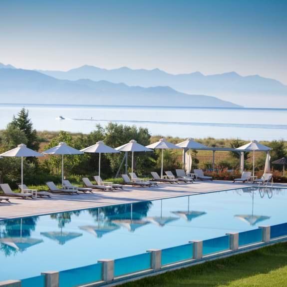 Swimming pool at Buca Beach Club