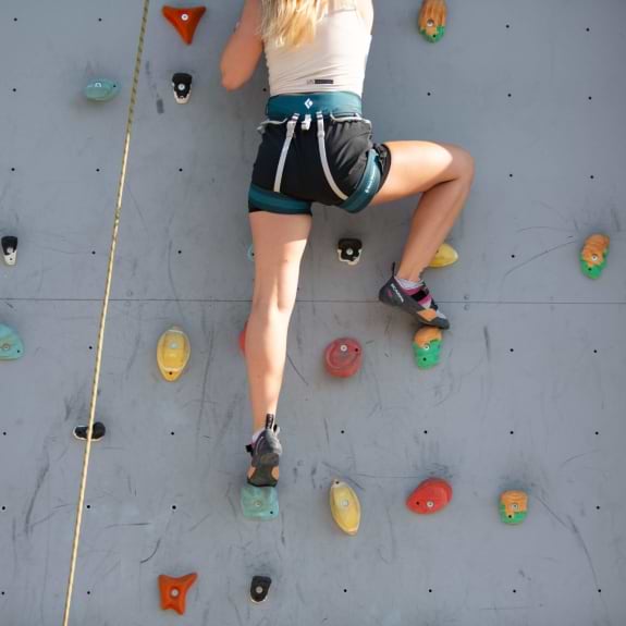Climbing wall (at Messini Beach Club)