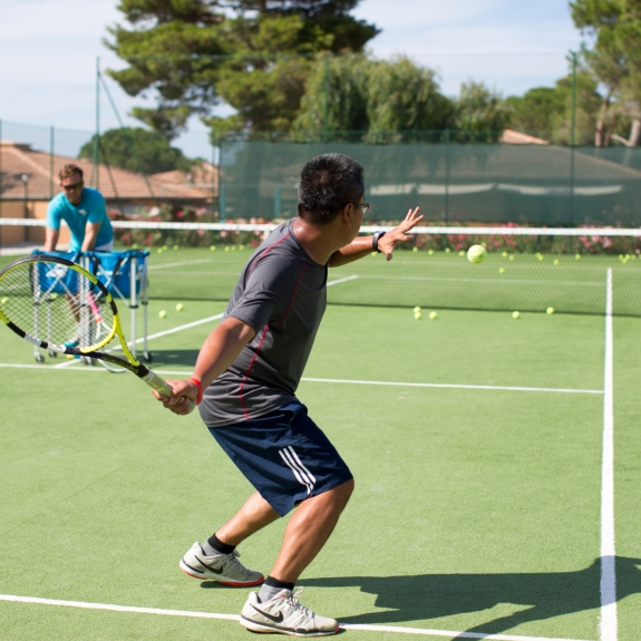 Tennis with inclusive coaching at Baia dei Mori Beach Club
