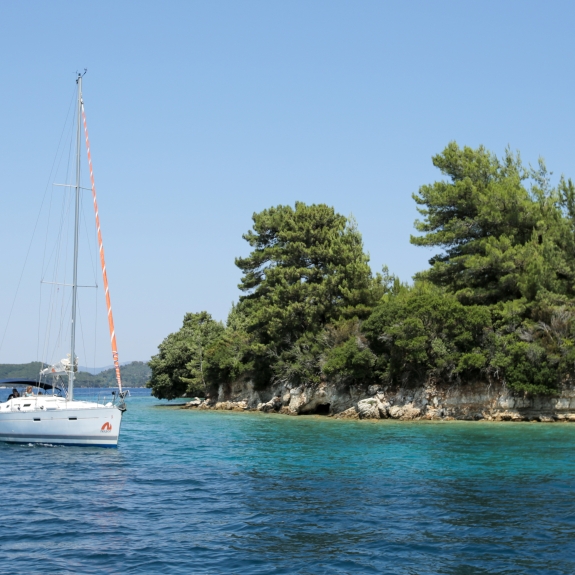 Neilson yacht in Greece