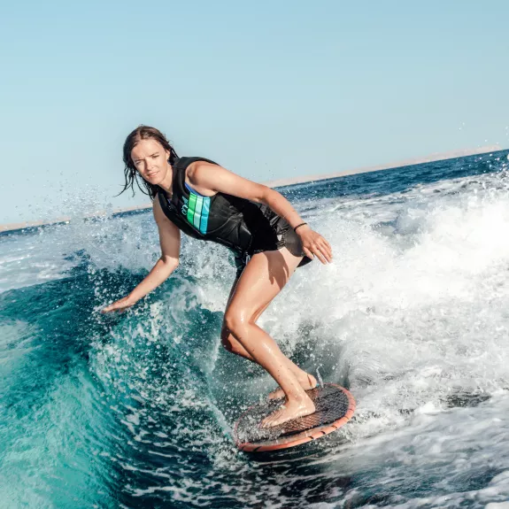 Wake surf at Alana Beach Club