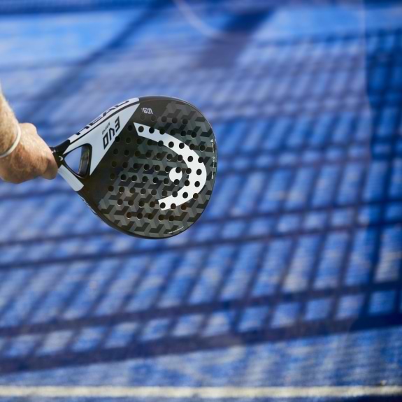 man playing padel