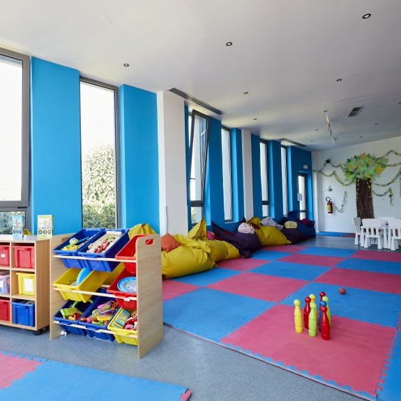 One of the kids' club rooms at Levante Beach Club