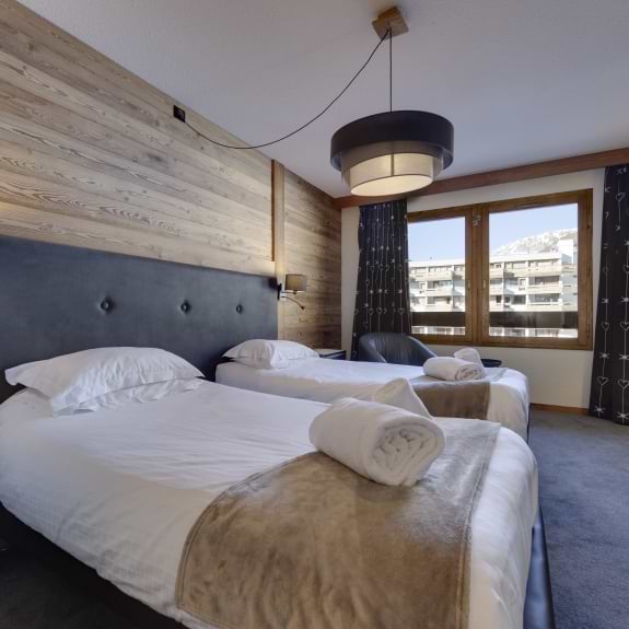 Twin room at Hotel Ducs de Savoie