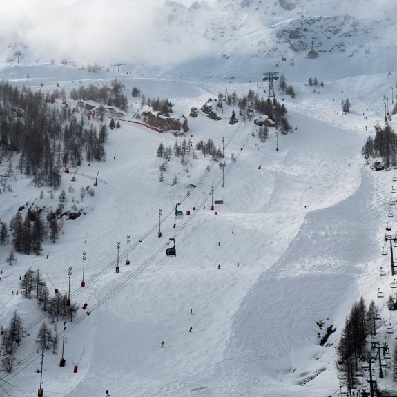La Face de Bellevarde - World Cup ski area
