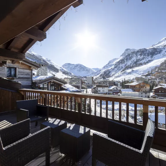 View from a suite balcony at Hotel & Spa Le Savoie