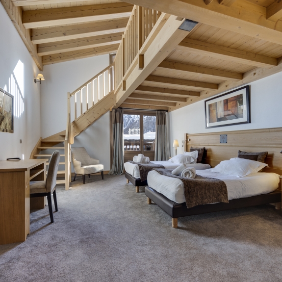 Room with Mezzanine floor at Hotel & Spa Le Savoie