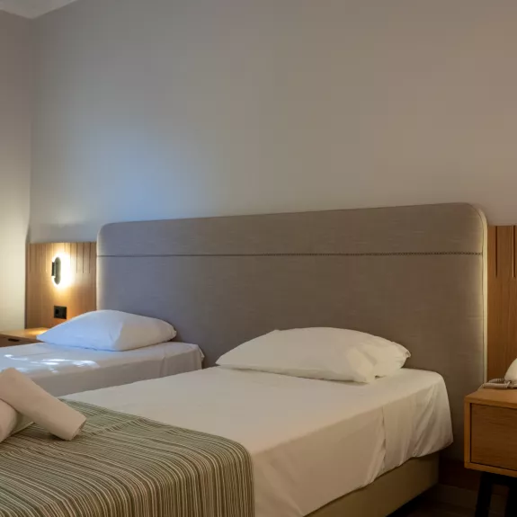 Twin room at Cosmos Beach Club