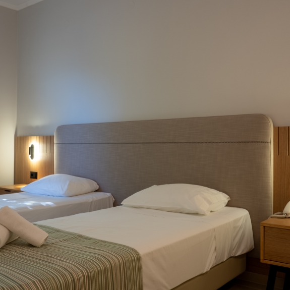 Twin room at Cosmos Beach Club