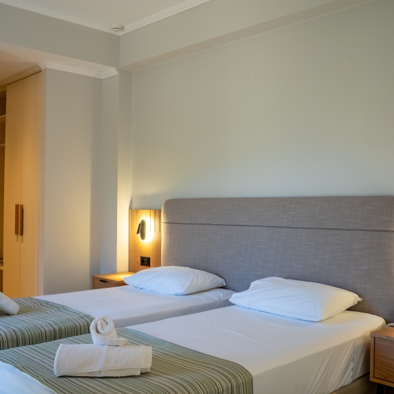 Twin or double room at Cosmos Beach Club