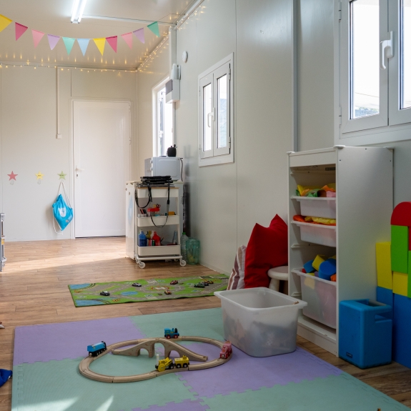 Kids' club at Cosmos Beach Club