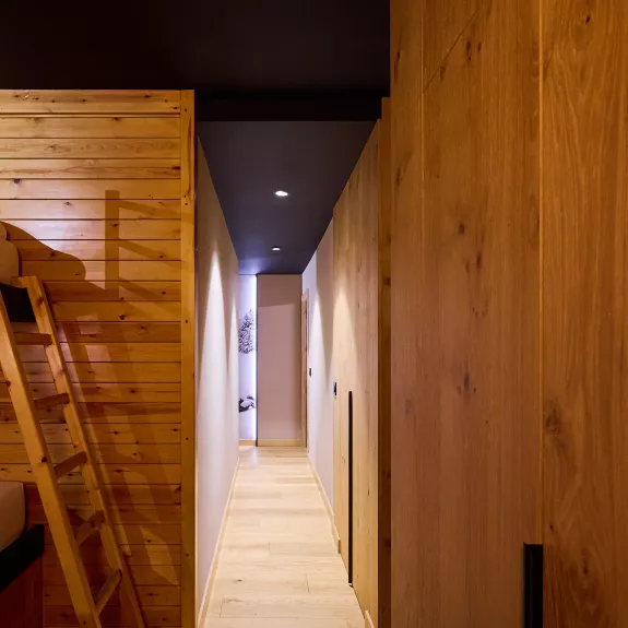 Bunks in a recently refurbished family room