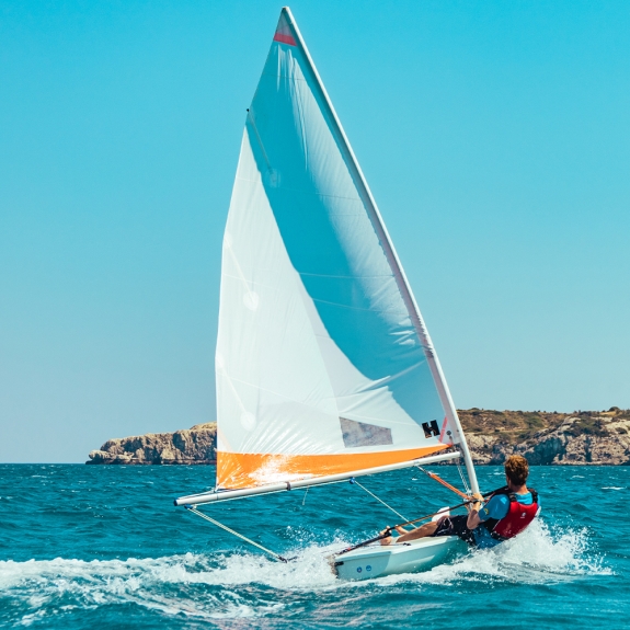 Dinghy sailing Levante Beach Club