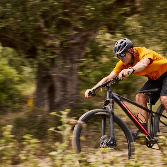 Mountain biking