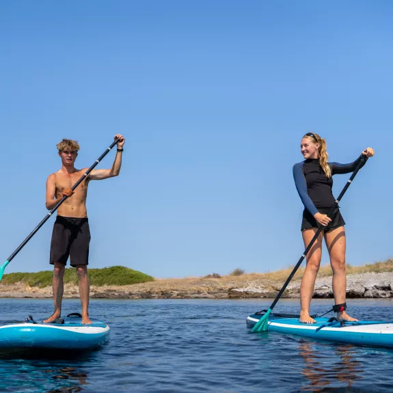 When the water is flat - paddle boarding