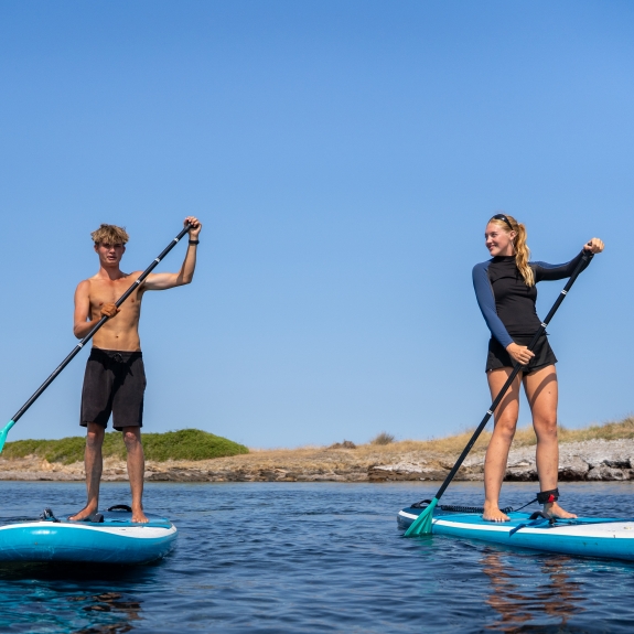When the water is flat - paddle boarding