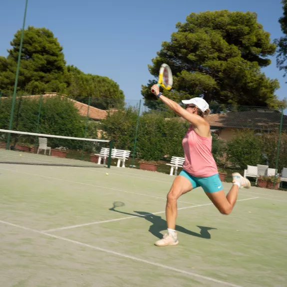 Great forehand return