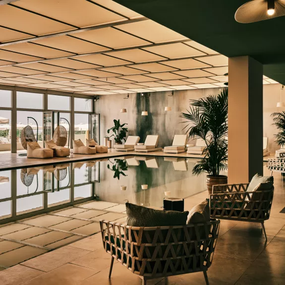 Indoor pool at Neilson | Mangia's Torre del Barone