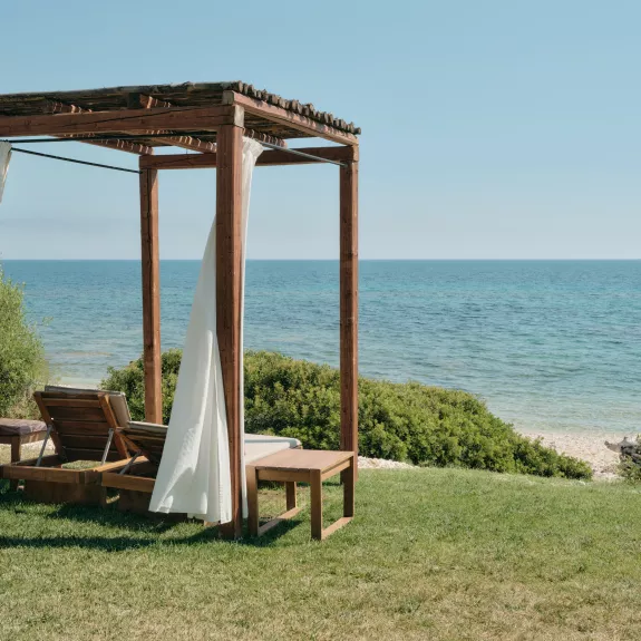 Beach cabana at Neilson x Mangia's Torre del Barone