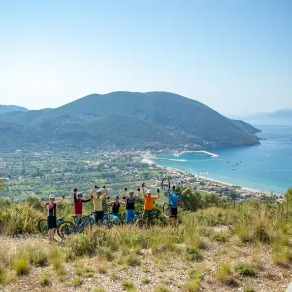 Mountain biking at Cosmos Beach Club