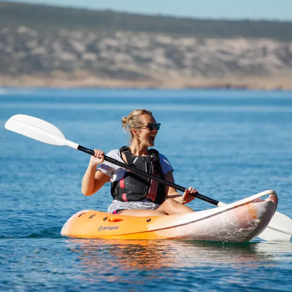 Kayaking at Cosmos Beach Club
