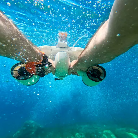 Sea scooters at Neilson | Mangia's Torre del Barone