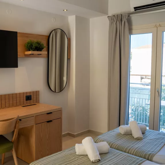 Twin or double room at Cosmos Beach Club