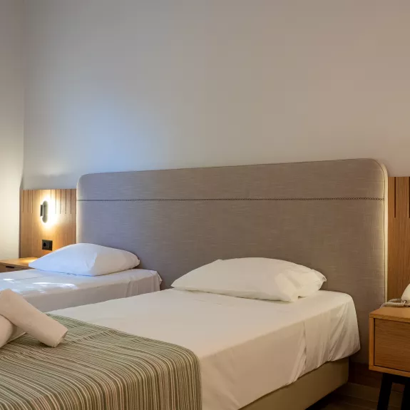 Twin room at Cosmos Beach Club