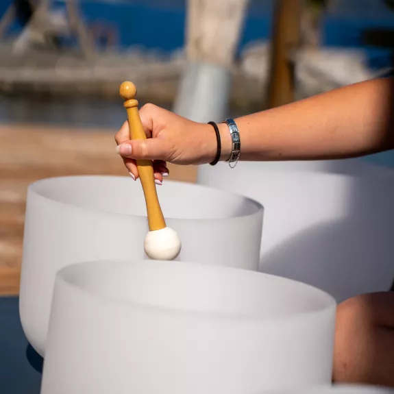 Sound baths at Neilson | Mangia's Torre del Barone