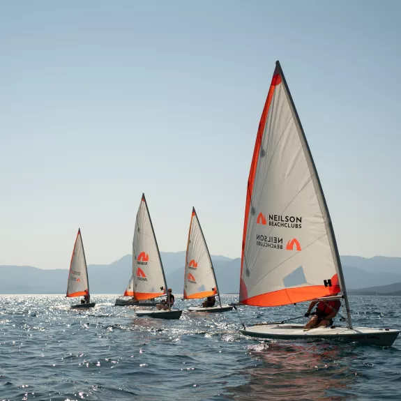 Set sail at Vounaki Beach Club