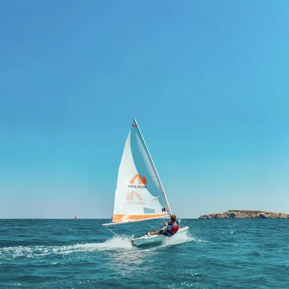 Levante Beach Club dinghy sailing