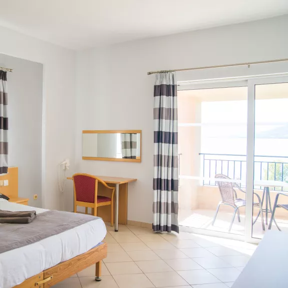 Typical bedroom at Vounaki Beach Club