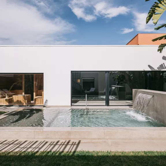 Spa and outdoor pool at Neilson x Mangia's Torre del Barone