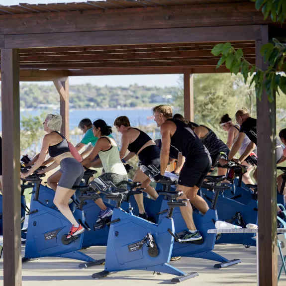 Levante Beach Club spin classes