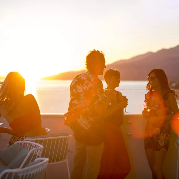 Sky bar at Alana Beach Club
