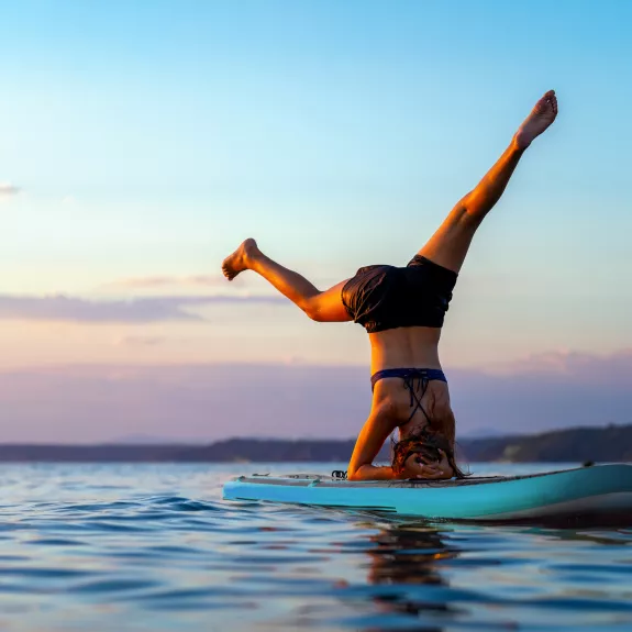 SUP yoga at Neilson | The Ravenala Attitude