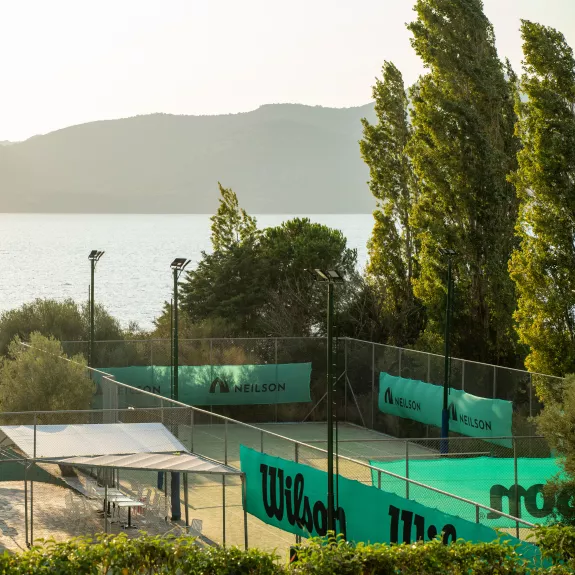 tennis courts