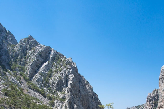 Views of Paklenica National Park in Croatia